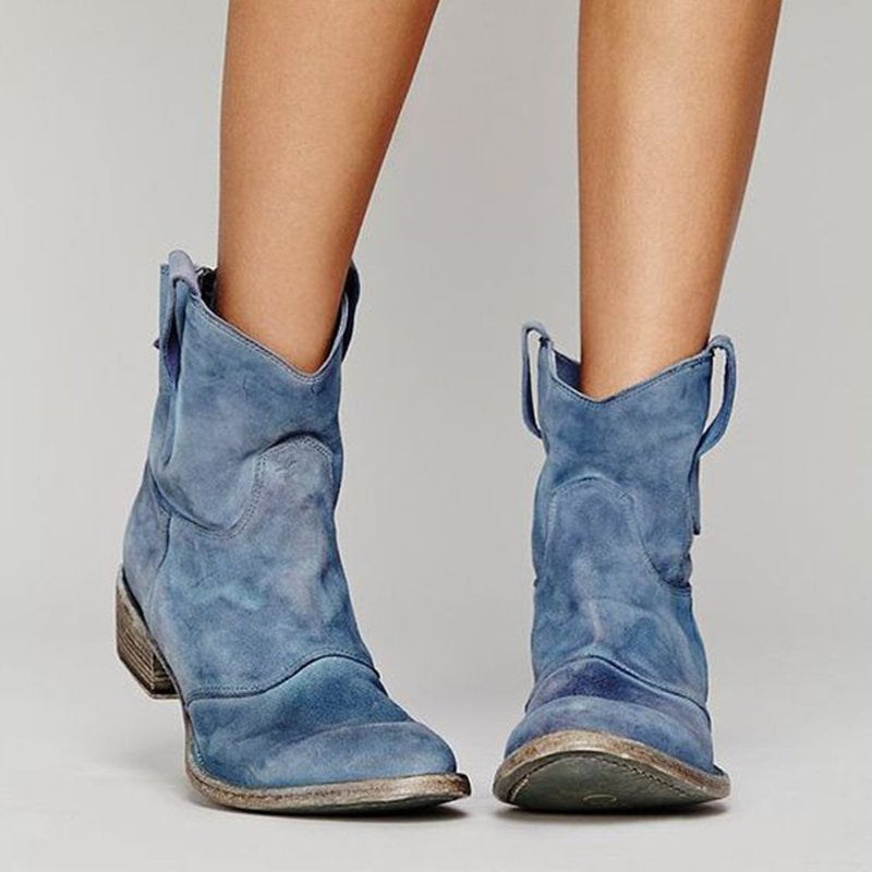 Women's Retro Low Heel Shoes