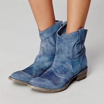 Women's Retro Low Heel Shoes
