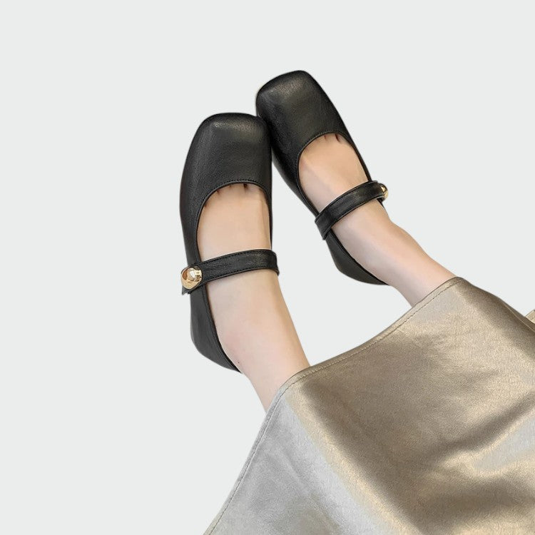 Olivia™ | Minimalist Mary Jane Shoes