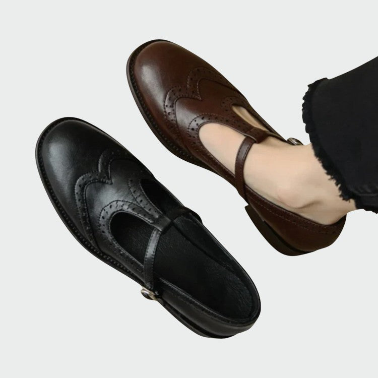 Olivia™ | Elegant Leather Mary Jane Shoes