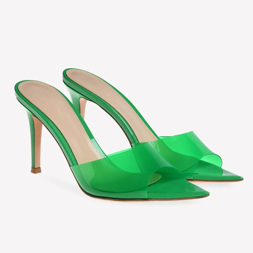 Elle Peep Toe Heels