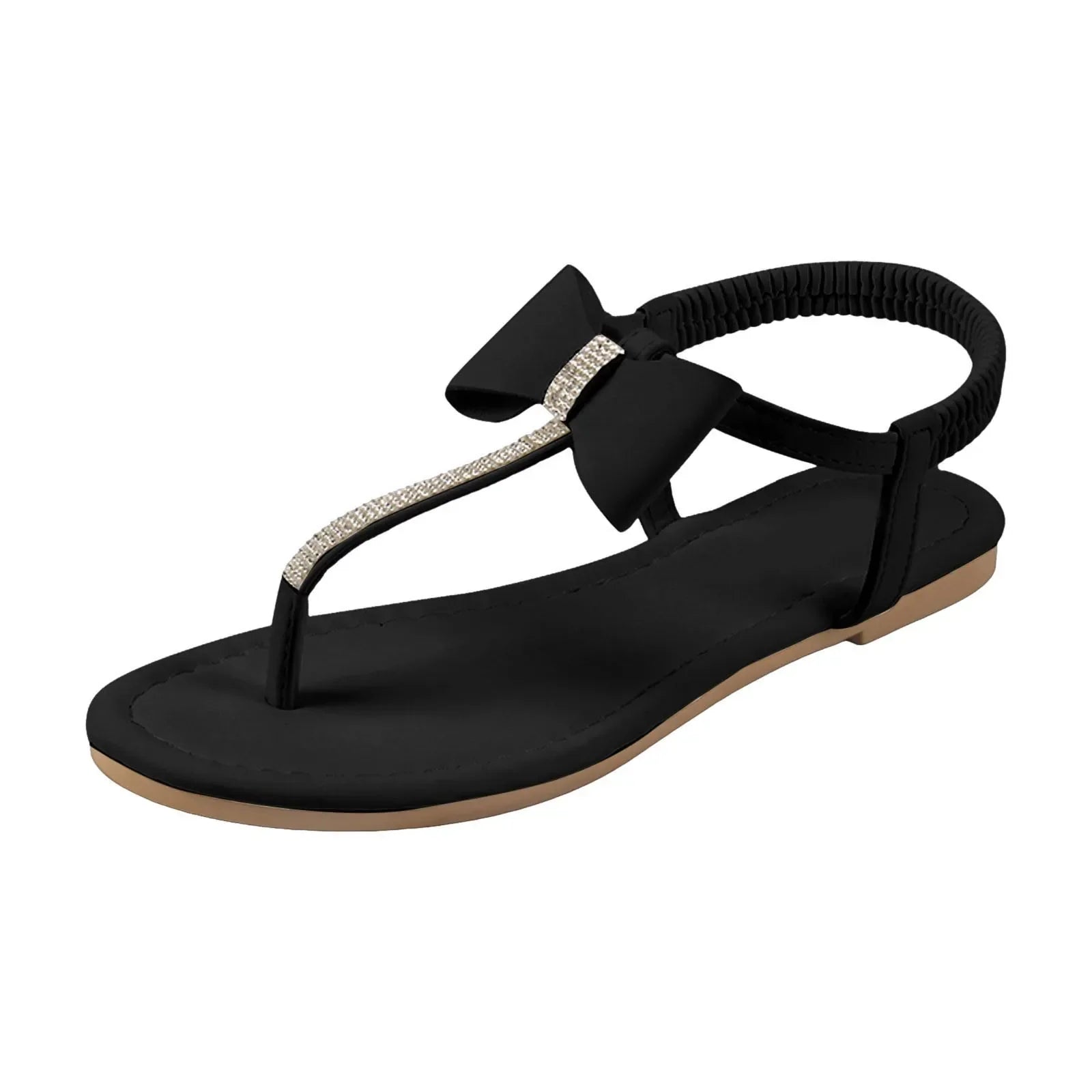 Amara™ | Rhinestone Bow Sandals