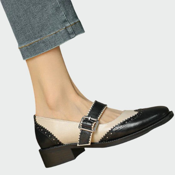 Olivia™ | Leather Mary Jane Shoes