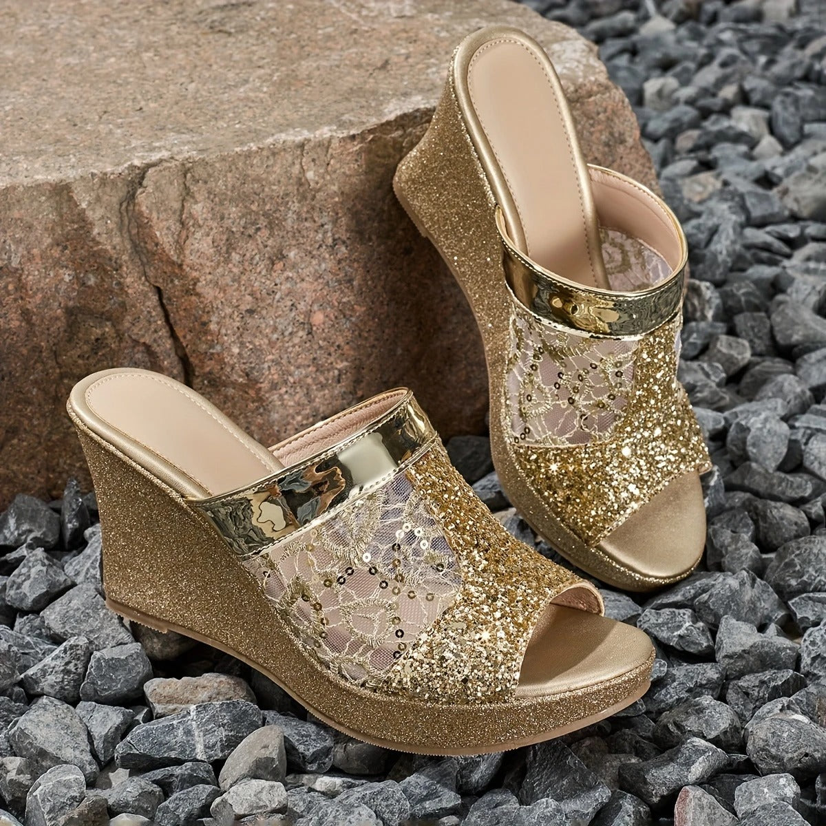 Alexis™ | Elegant Lace Sandals