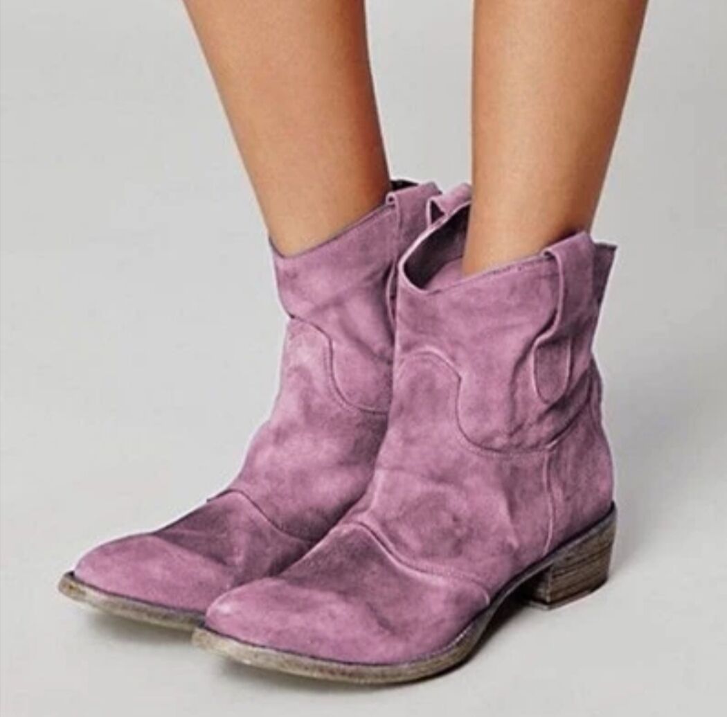Women's Retro Low Heel Shoes