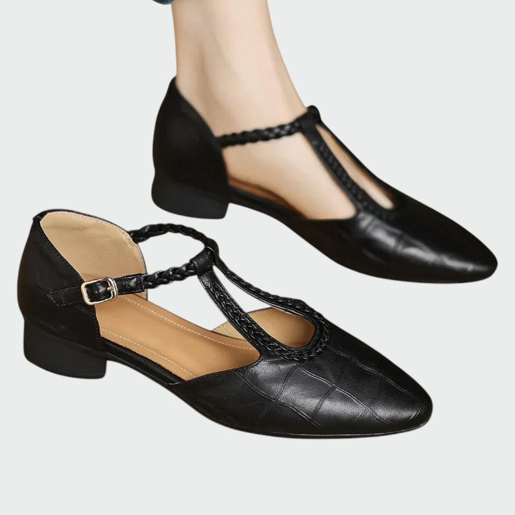 Olivia™ | Pointed T-Bar Mary Jane Shoes