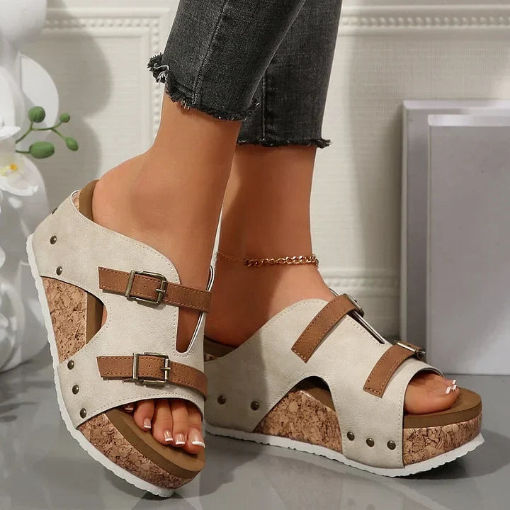 Staad - Fashionable Orthopedic Sandals with Platform and Wedge