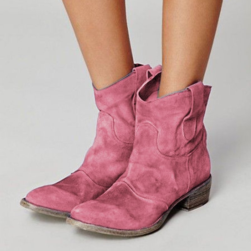 Women's Retro Low Heel Shoes