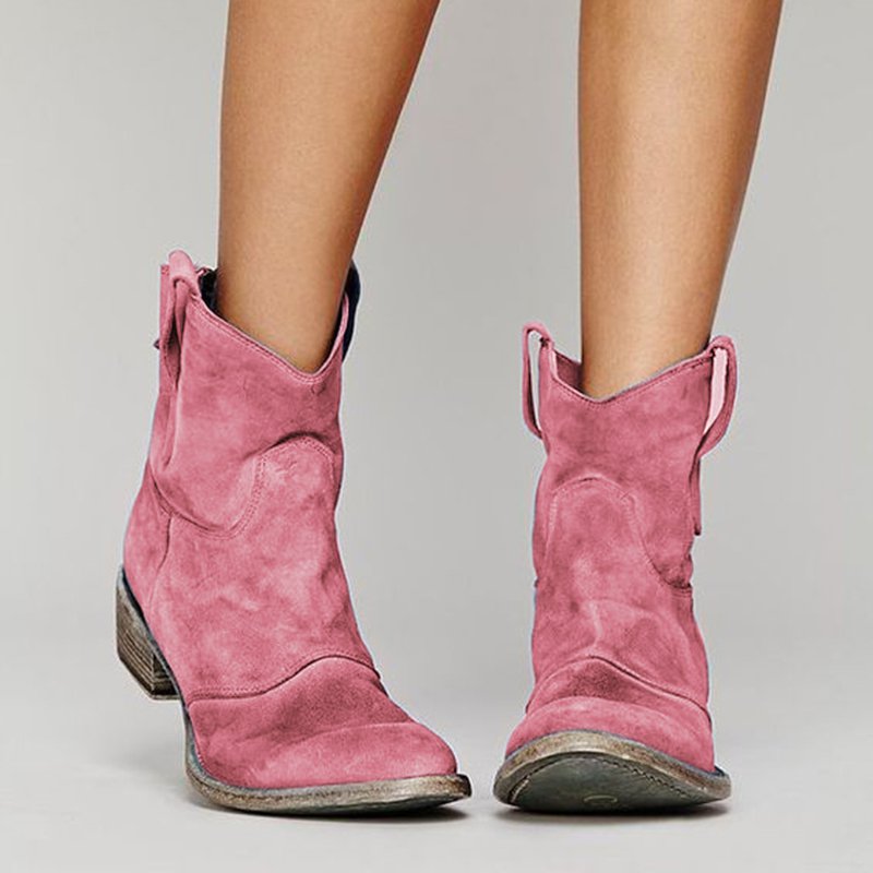 Women's Retro Low Heel Shoes