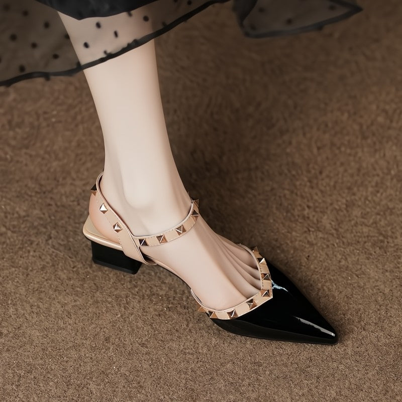 Amor™ | Rivet Strap Heels
