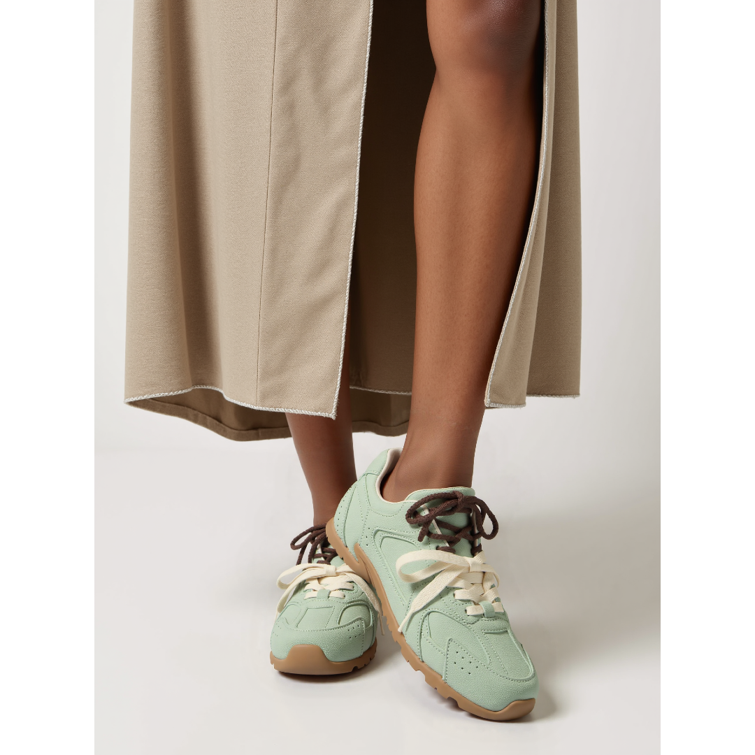 Duo Laced Suede Sneakers