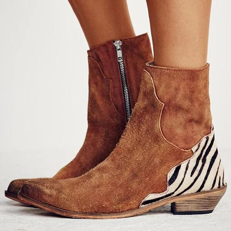 Women's Medium Heel Retro High Heels
