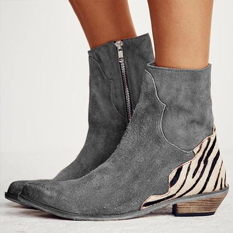 Women's Medium Heel Retro High Heels