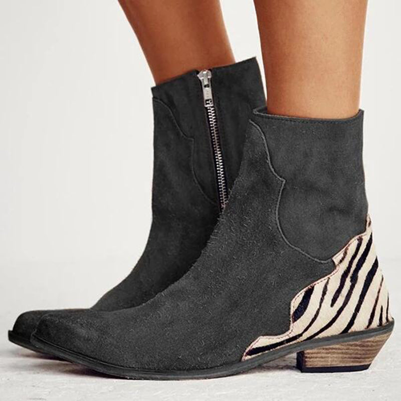 Women's Medium Heel Retro High Heels