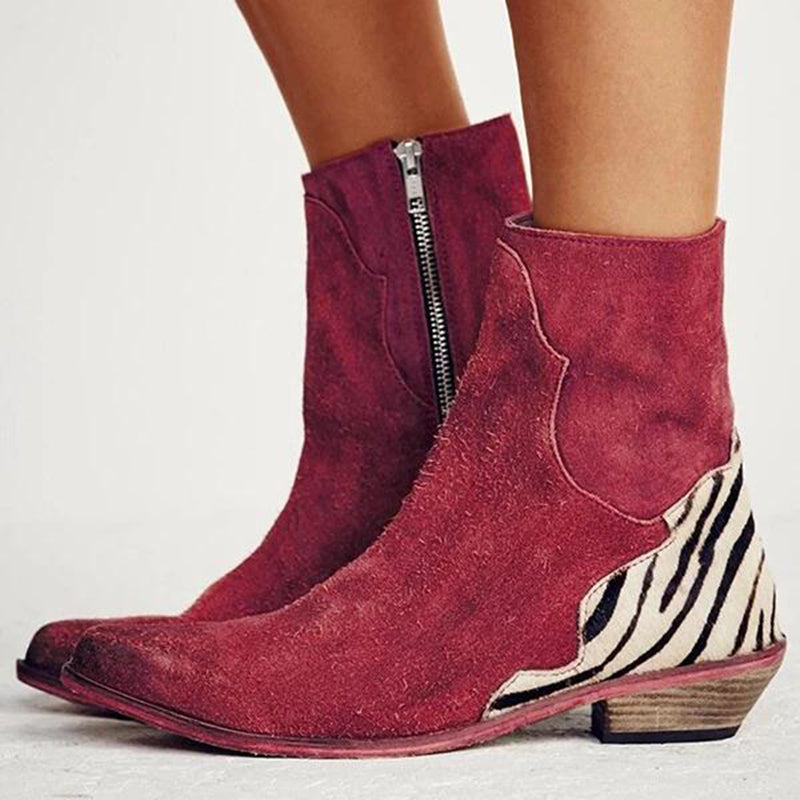 Women's Medium Heel Retro High Heels