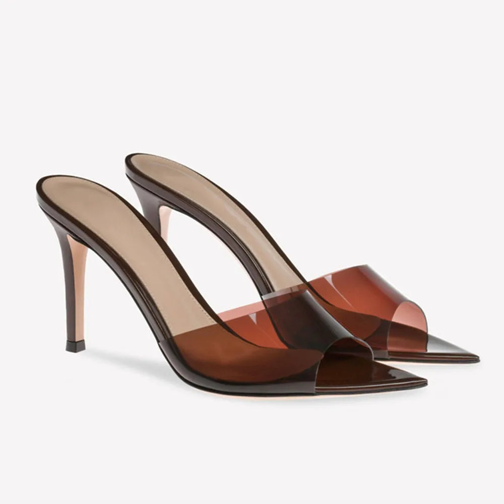 Elle Peep Toe Heels