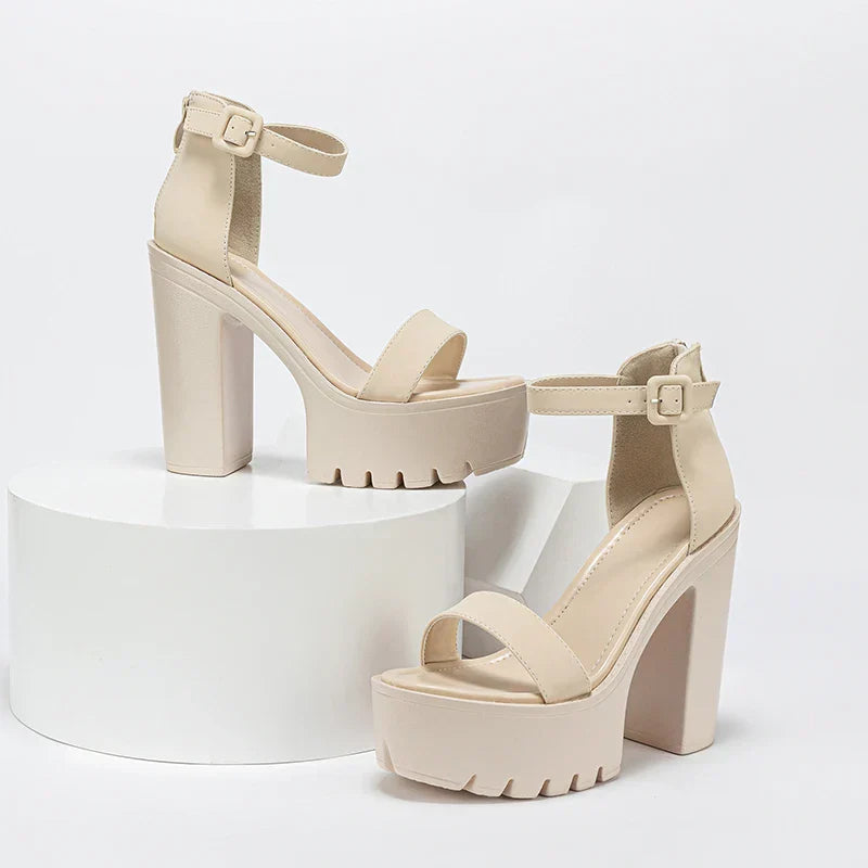 Elena Ankle Strap Heels