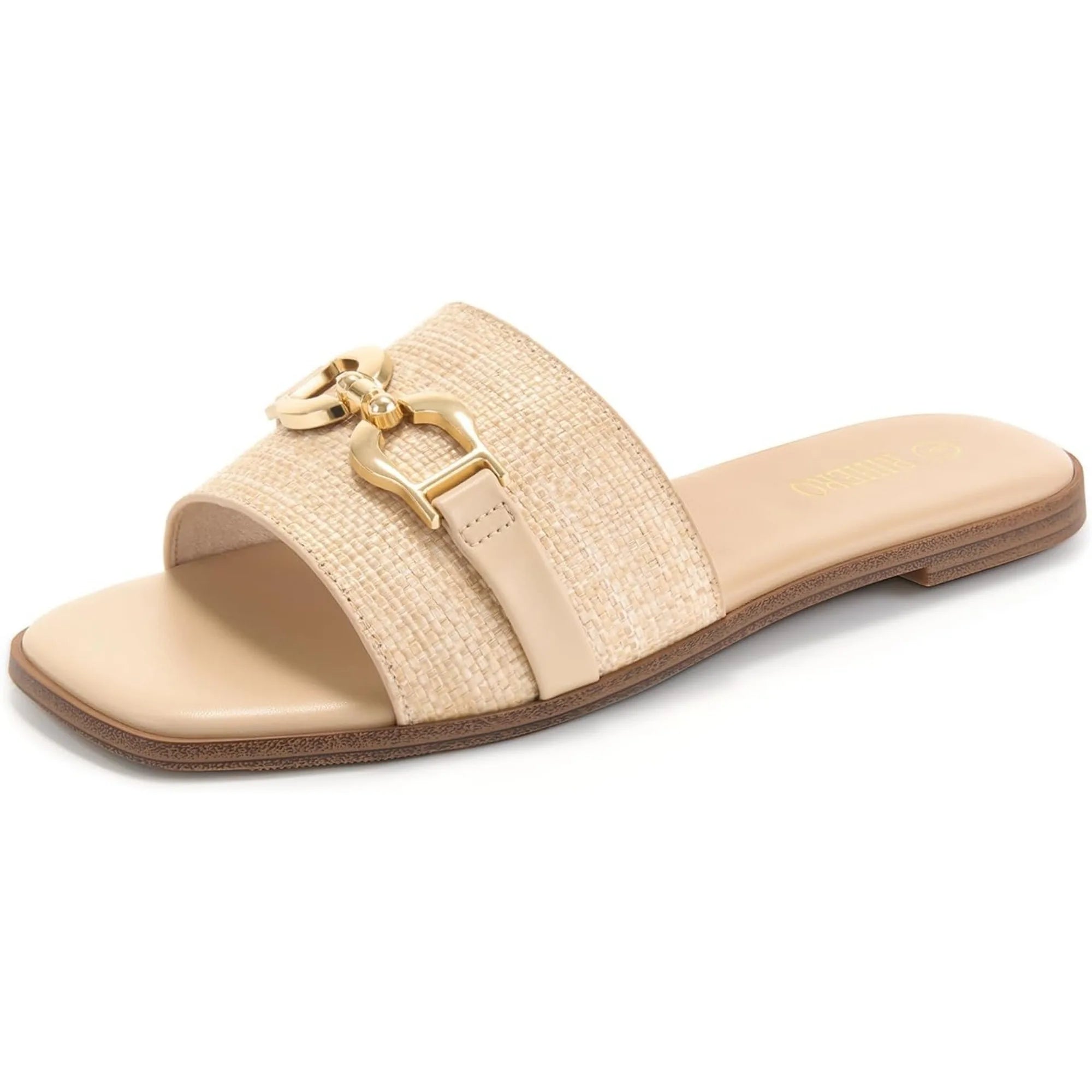 Marina Gold Buckle Sandals