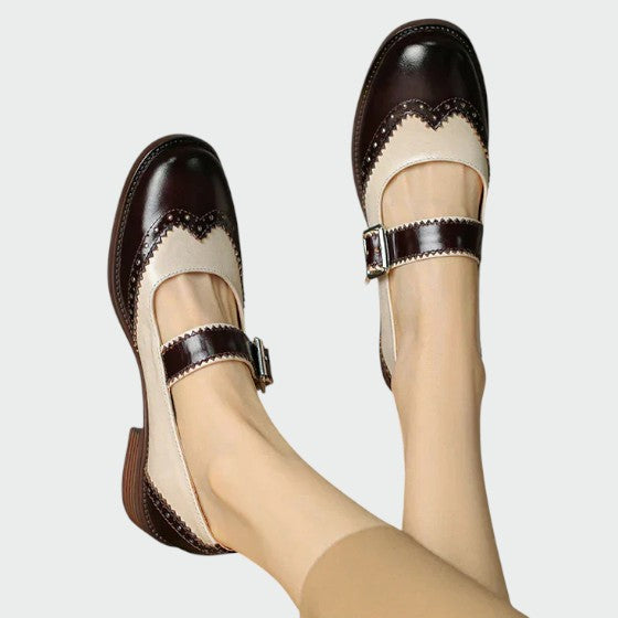 Olivia™ | Leather Mary Jane Shoes