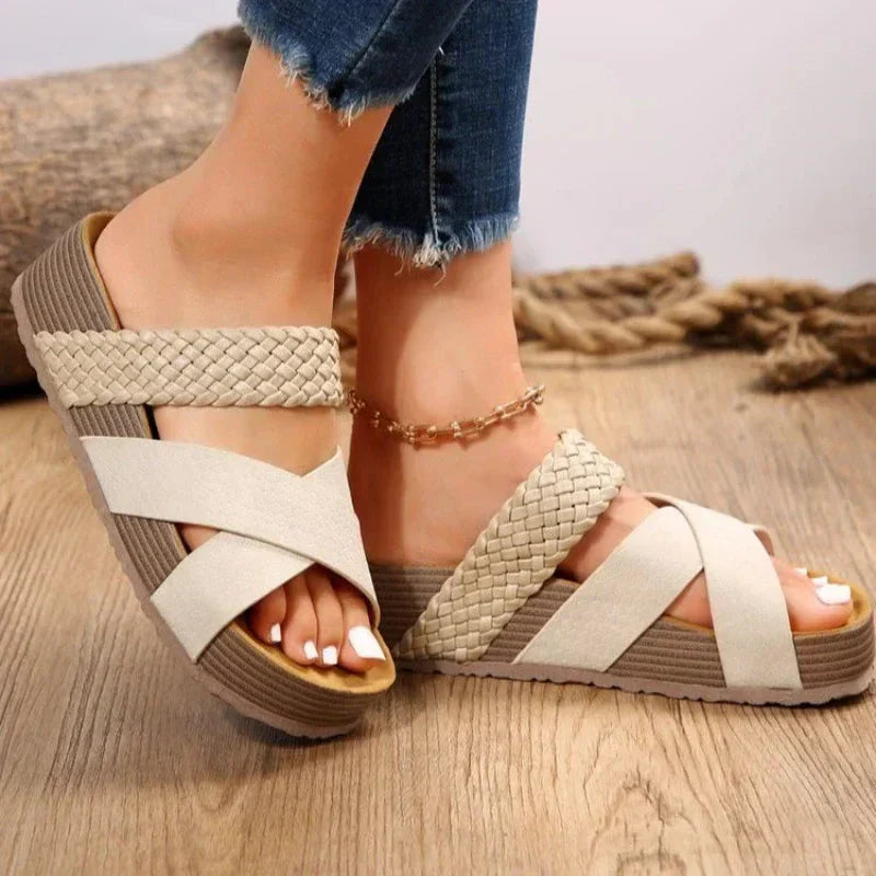 Solara™ | Woven Comfort Sandals